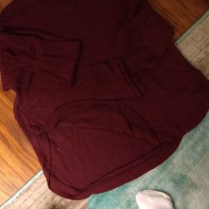 Maroon women's shirt